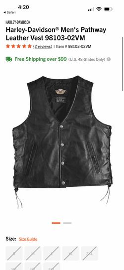 Harley Davidson Leather Vest