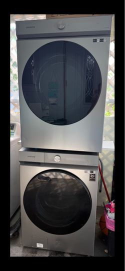 Samsung washer and dryer set stainless steel
