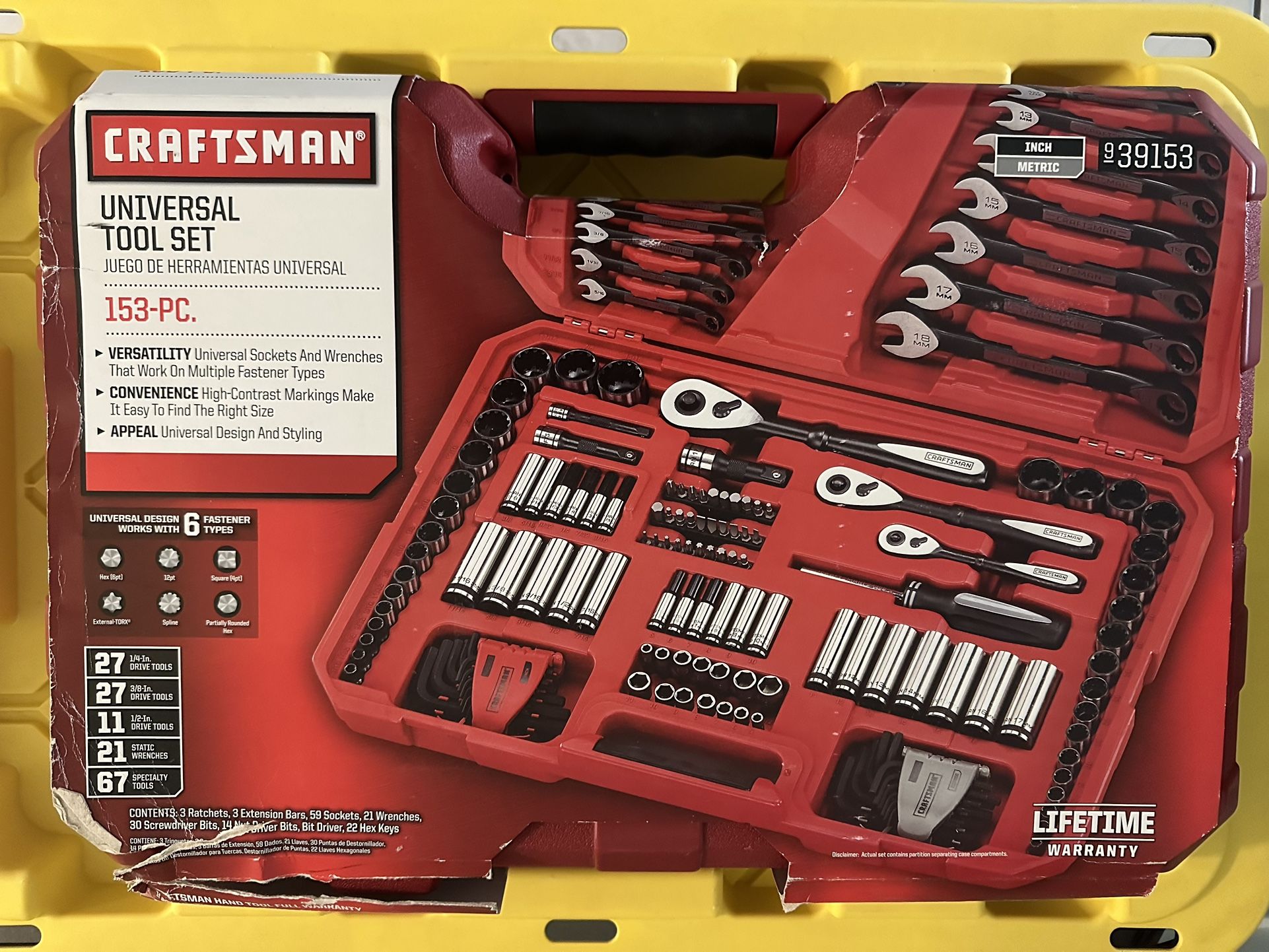 Craftsman 153-piece Universal Set