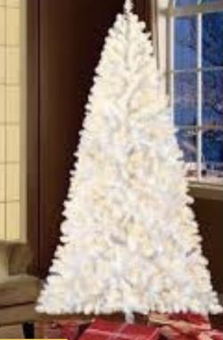 Prelit Full  White New 7.5’ Christmas Tree $125 O.B.O