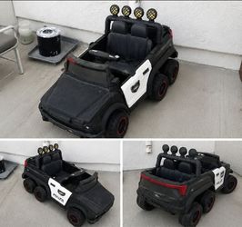 Kids Electric Police Ride-On Car