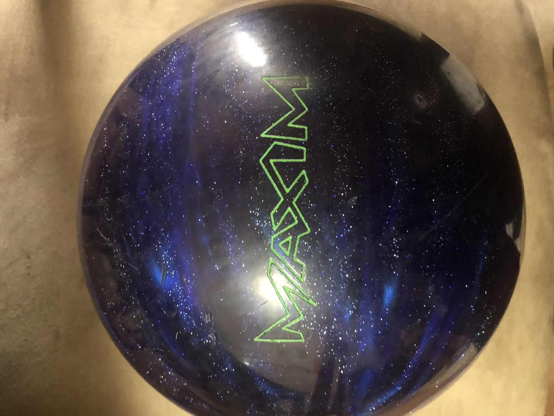 Bowling ball, bag, and women’s bowling shoes 7.5