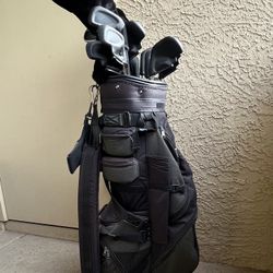 Golf Club Set, Ping Putter, Cart and Bag
