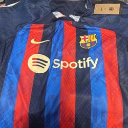 Barca Jersey Fits Like Medium  Brand New 