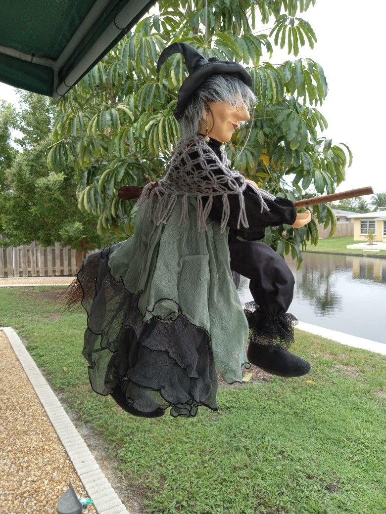 Witch On Broomstick