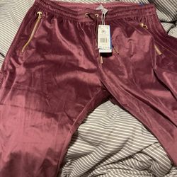 Adidas Velvet Pants - Brand New - XXL