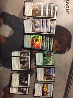 Magic the Gathering MTG GW Auras start
