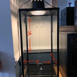Reptile/frog Glass Enclosure