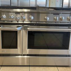 Monogram 48” Natural Gas Stainless Steel 