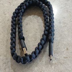 2 Foot Long Paracord Type-C Phone Charger