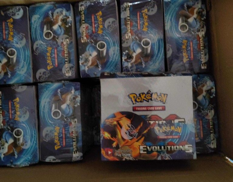 New Sealed Pokémon Evolution Replica Booster Box, 36 Packs