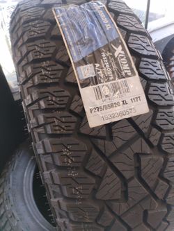 New set of tires 275 55 20 gladiator at
