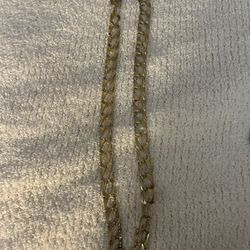Vintage Gold Plated Chain Necklace