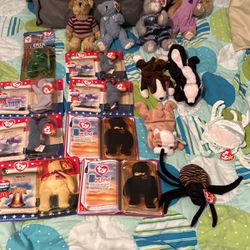 Assortment Of Beanie Babies All Showing For $50 Or Best Offer