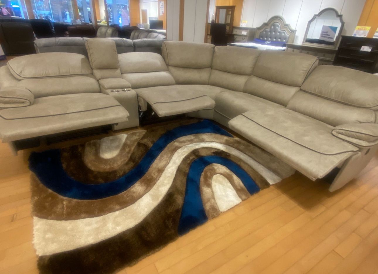 COMFY NEW ALEJANDRA MOCHA RECLINING SECTIONAL SOFA ON SALE ONLY $1299. IN STOCK SAME DAY DELIVERY,All Products : American Fashion Style Bags On Sale