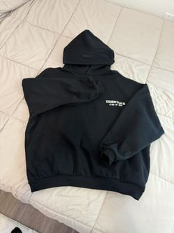 Black Essentials Hoodie