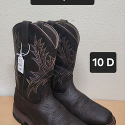 Ariat Work Boot Size 10 D SOFT SQUARE TOE 