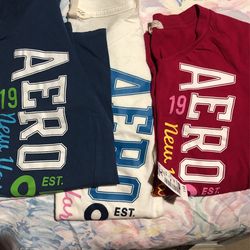 New girls/woman’s Aeropostale shirts. Short sleeved “med”