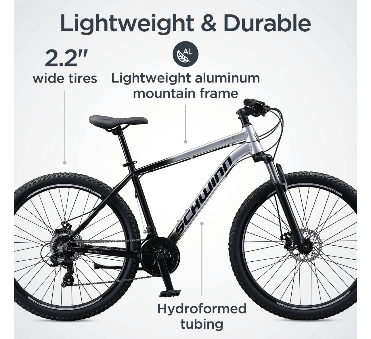 Schwinn AL Comp 27.5 inch Men s Mountain Bike 21 Speed Adult Bicycle Grey for Sale in Scottsdale AZ OfferUp