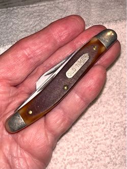Schrade Old Timer 830T Pocket Knife 3 Blade Made In The USA