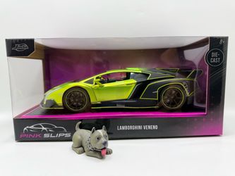 Jada Pink Slips Lamborghini Veneno Die-Cast Car Pet Not Included