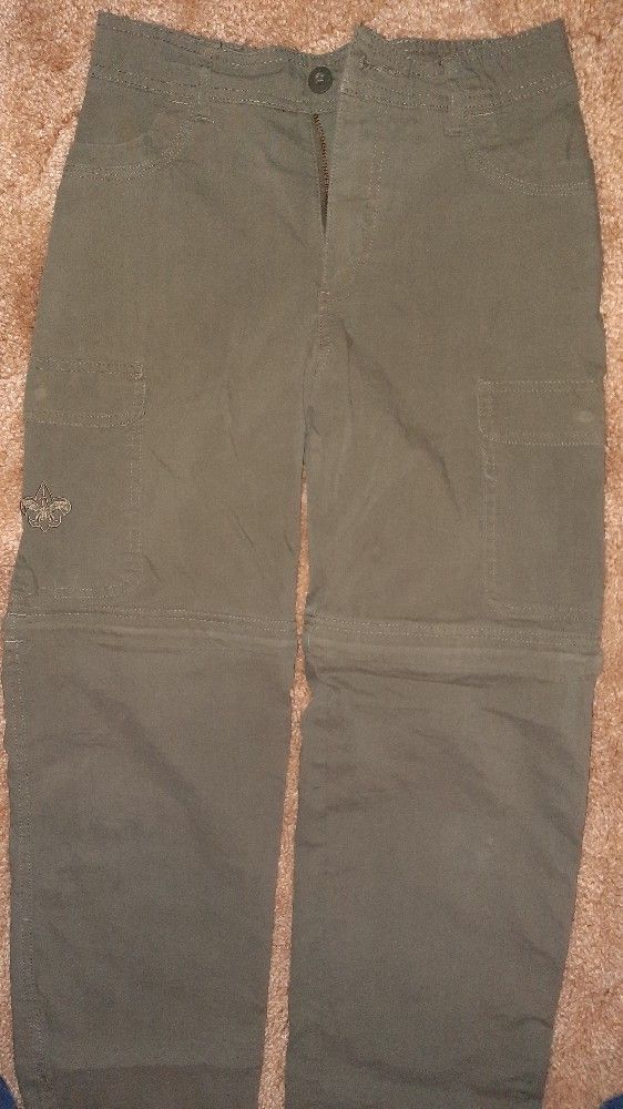 Boy Scout Youth Switchback Pants Size 14