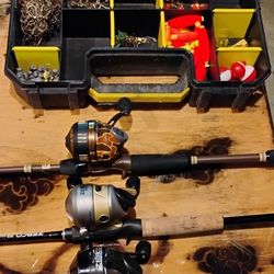 3 Rod N Reels/Tackle 