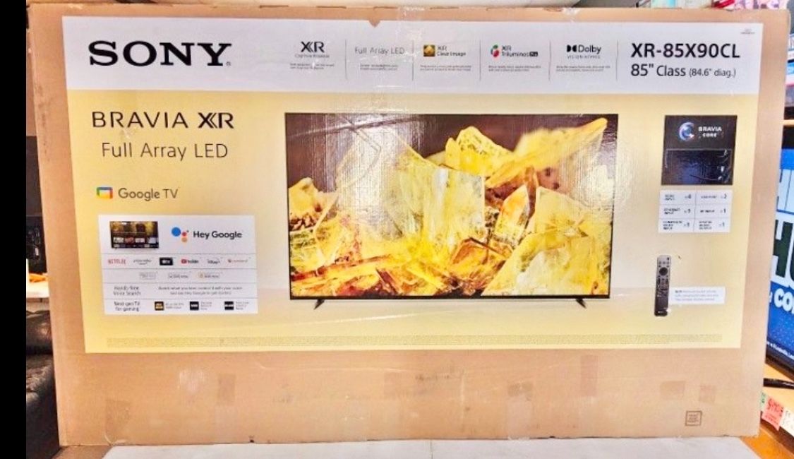 85 Tv Sony Smart 4k Hdtv In Box 6 Month Warranty. Free Delivery