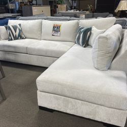 White Sectional ✅☁️ $1,899