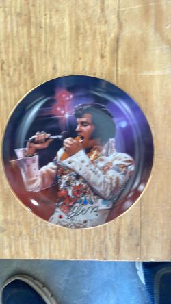 Elvis collectible plate