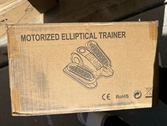 Motorized Elliptical Trainer with Remote Control, LCD Display, Adjustable Speed, Forward & Reverse – Brand New
