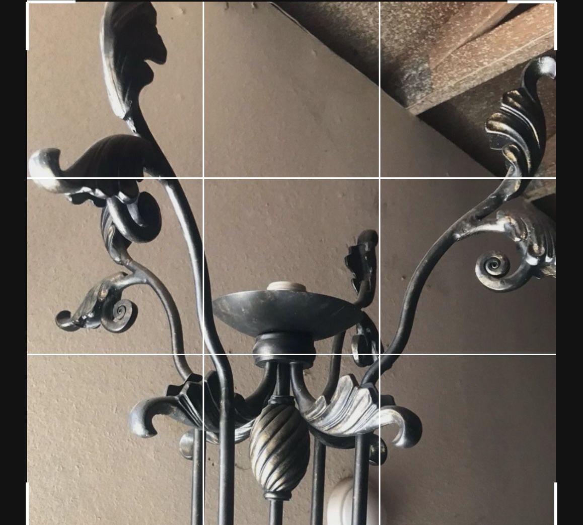 👁️VINTAGE ANTIQUE EXCELLENT Condition Metal Floor Lamp $250 🎈