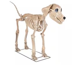 7ft Skelly Dog With Life Eyes LCD Eyes