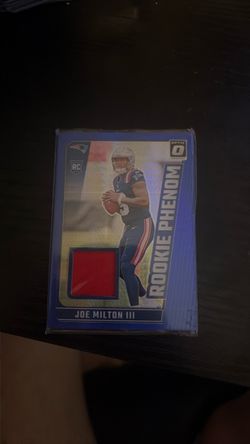 Joe Milton III Donruss Optic Rookie Phenom Relic Card
