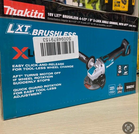 Makita New grinder XR lock Brushless nuevo