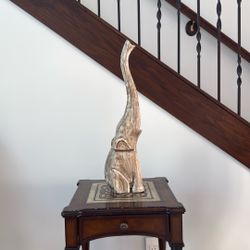 Antique Wooden Elephant