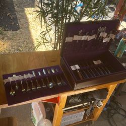 Box Set Nobility, Silver Plate, Flatware, Different Brands, Different Areas, Somewhat Like A Collection
