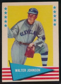 1961 Fleer #49 Walter Johnson Senators