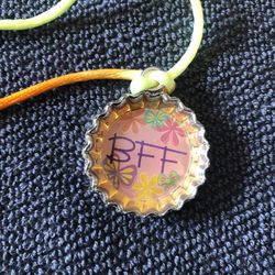 BFF Handmade Bottle Cap Necklace 