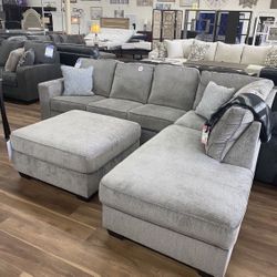 New Best Selling Gray Or Dark Blue Sectional Sofa Couch *Ottoman Sold Separately* 