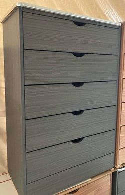 5 Drawer Kathy grey color
