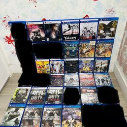 Playstation 5 Games And PlayStation 4 Games ( Used , Tested Working )  Read Description)