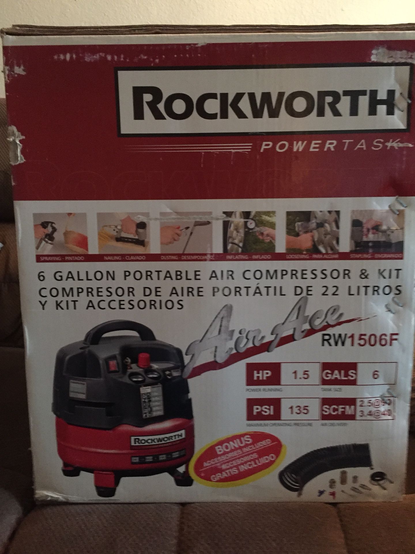 ROCKWORTH AIR COMPRESSOR