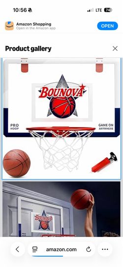 Brand new Bounova Indoor Over the Door Basketball Hoop