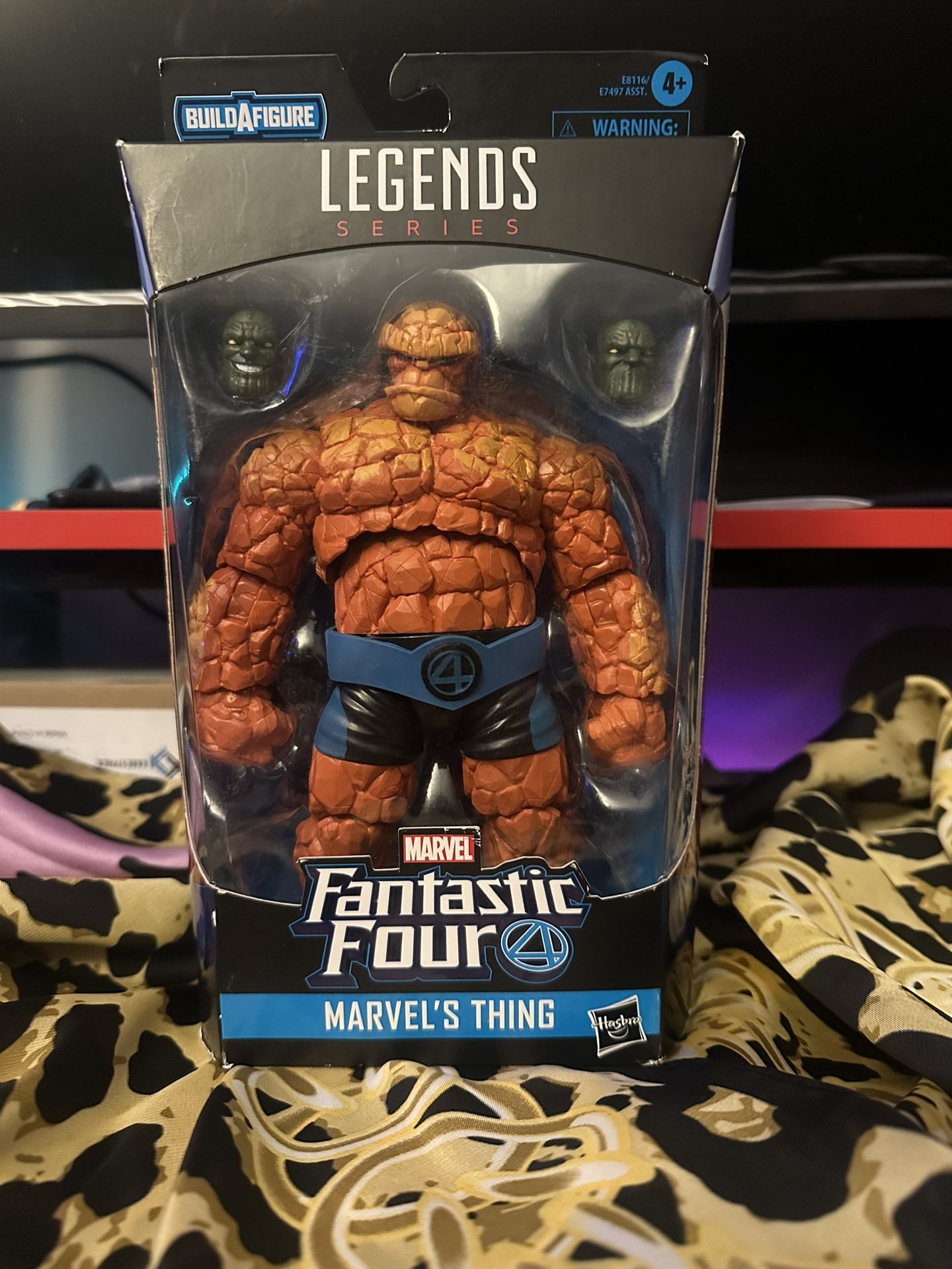 Marvel Legends The Thing Fantastic Four Super Skrull BAF Figure