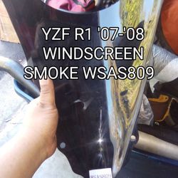 YZF-R1 '07-'08 WINDSCREEN SMOKE WSAS809 