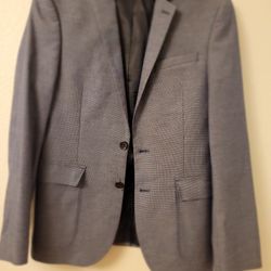 Slim Navy Soft Blazer Express Brand