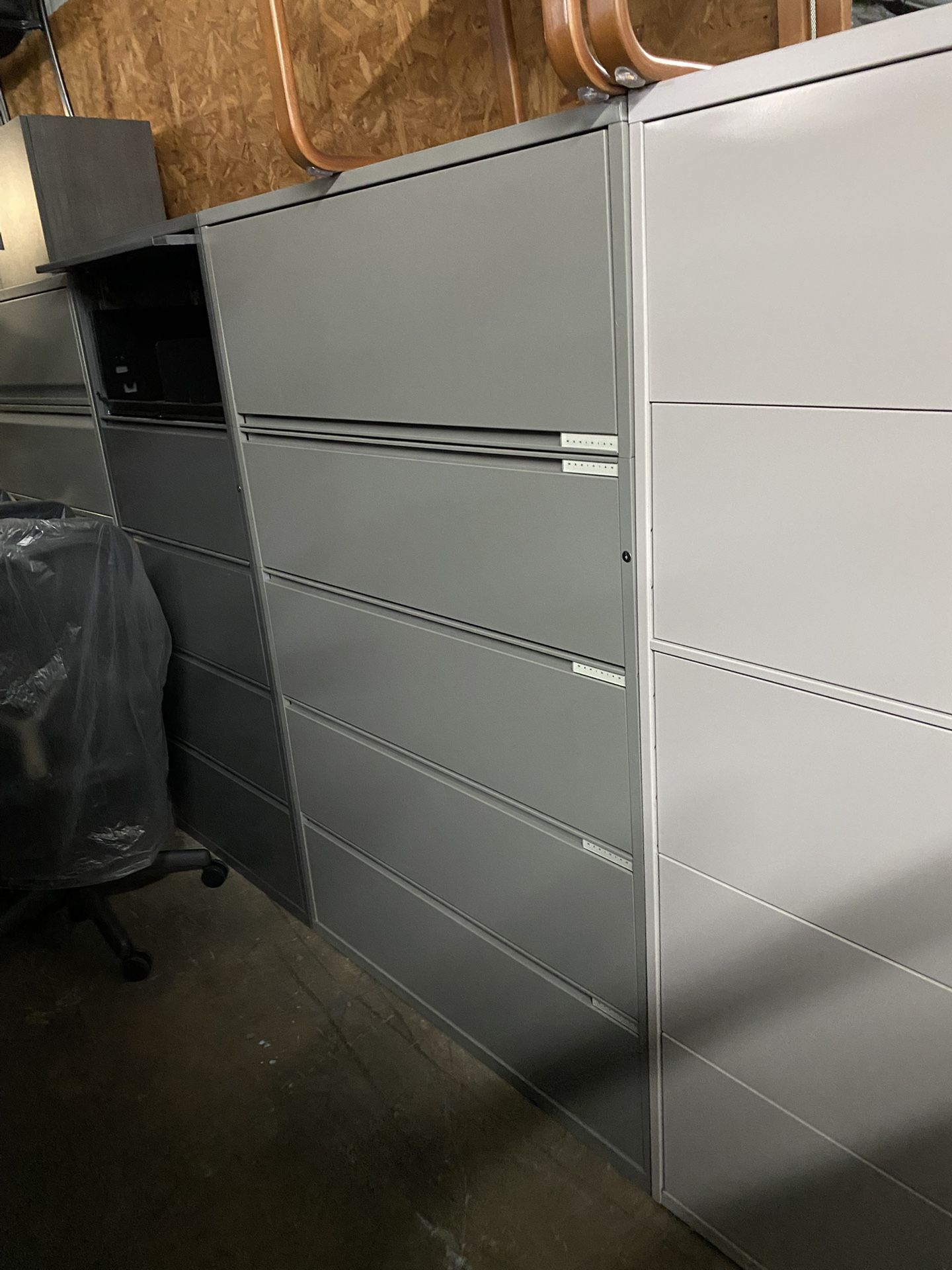 Meridian 5 high lateral file cabinet 