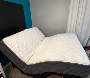 Adjustable Bed Base with Mattress