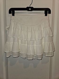 Womens White Skort
